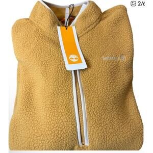 Timberland Men Warm Fleece/Sherpa Vest - Color: Wheat - Size: XXL